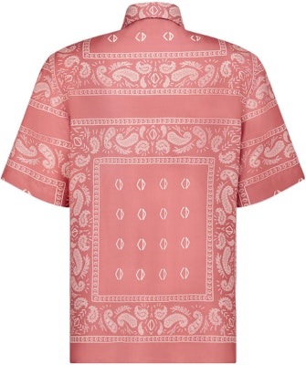 Dior x CACTUS JACK Short-Sleeved Shirt with Bandana Motif Pink Order Dior x CACTUS JACK Short-Sleeved Shirt with Bandana Motif Pink