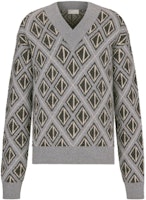 Dior x CACTUS JACK Sweater with CD Diamond Motif Gray Dior x CACTUS JACK Sweater with CD Diamond Motif Gray