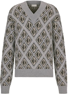 Suéter Dior x CACTUS JACK con Motivo Diamante CD Gris 283M641AT067_C888 Buy Suéter Dior x CACTUS JACK con Motivo Diamante CD Gris 283M641AT067_C888