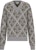 Dior x CACTUS JACK Sweater with CD Diamond Motif Gray