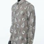 Shop DIOR x Daniel Arsham 灰色满印logo长袖衬衫 013C501A4846-888