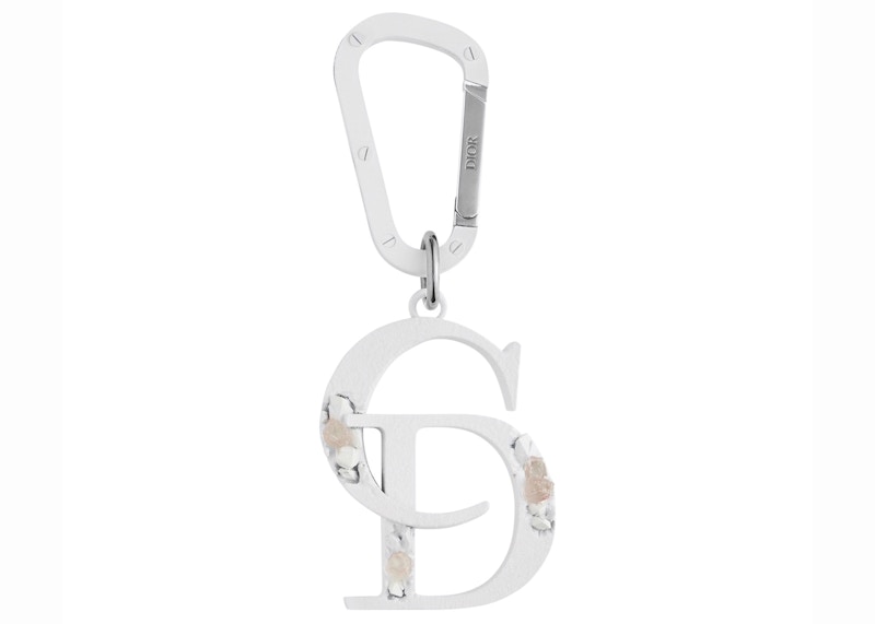 Dior x Daniel Arsham Matte-Finish Keychain White