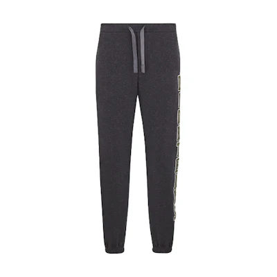 DIOR Denim Tears SS23 Coal Grey Embroidered Jogger Pants. 393J132A0815-C886