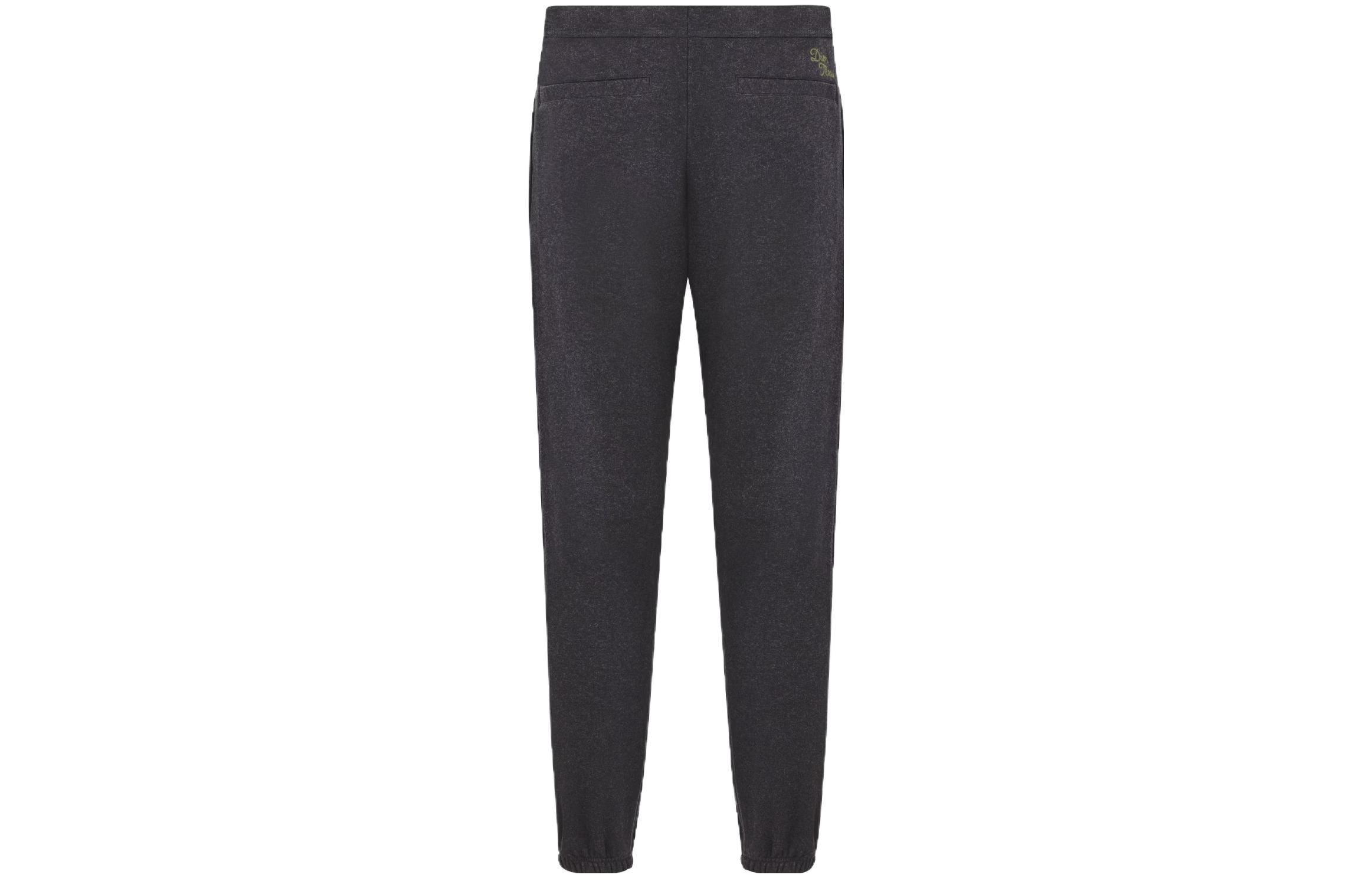 Lookbook DIOR x Denim Tears SS23  Coal Grey Embroidered Jogger Pants. 393J132A0815-C886