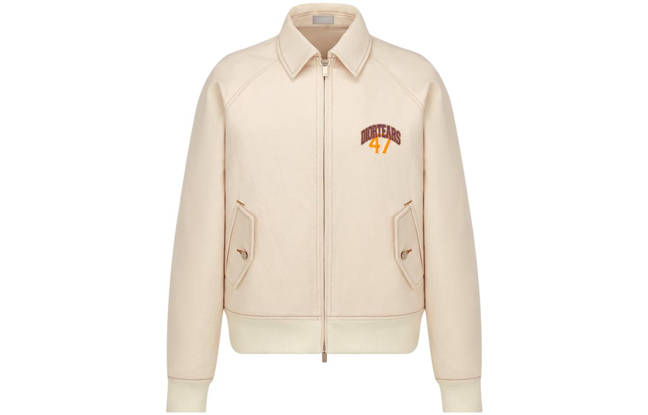 DIOR Denim Tears SS23  Logo Embroidered Collar Jacket - Off-White. 393D493AY525-C082 圖 2