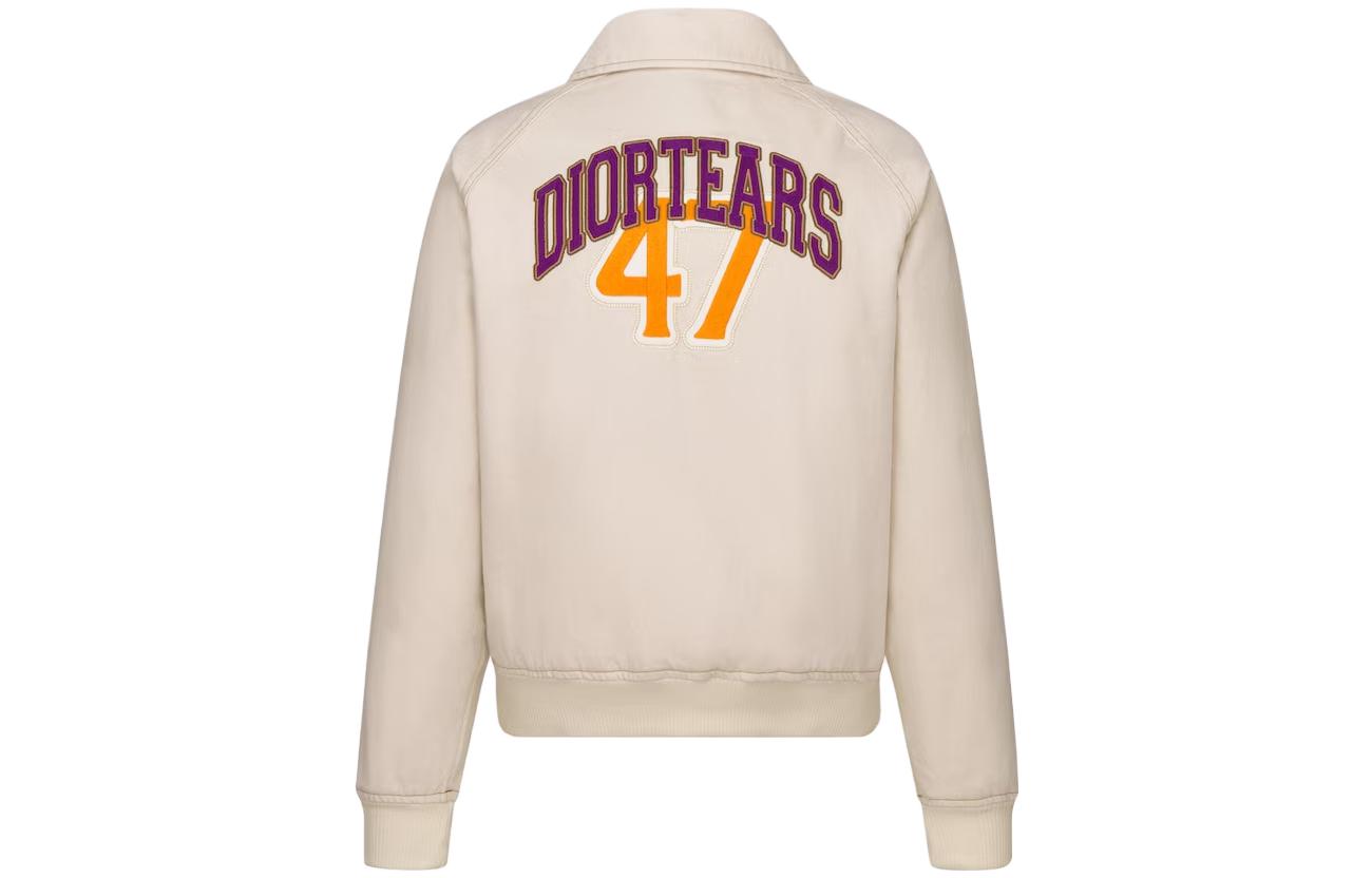 DIOR Denim Tears SS23  Logo Embroidered Collar Jacket - Off-White. 393D493AY525-C082 圖 3