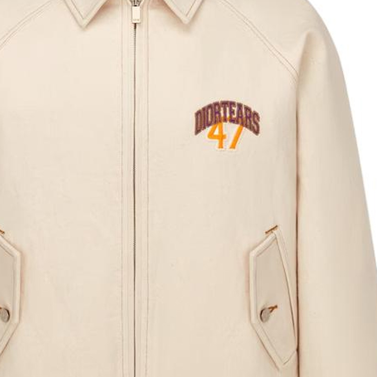 DIOR Denim Tears SS23  Logo Embroidered Collar Jacket - Off-White. 393D493AY525-C082 圖 8