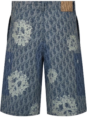 DIOR x Denim Tears SS23 藍色印花丹寧短褲 直筒版型 393D189BY528-C580 Lookbook DIOR x Denim Tears SS23 藍色印花丹寧短褲 直筒版型 393D189BY528-C580