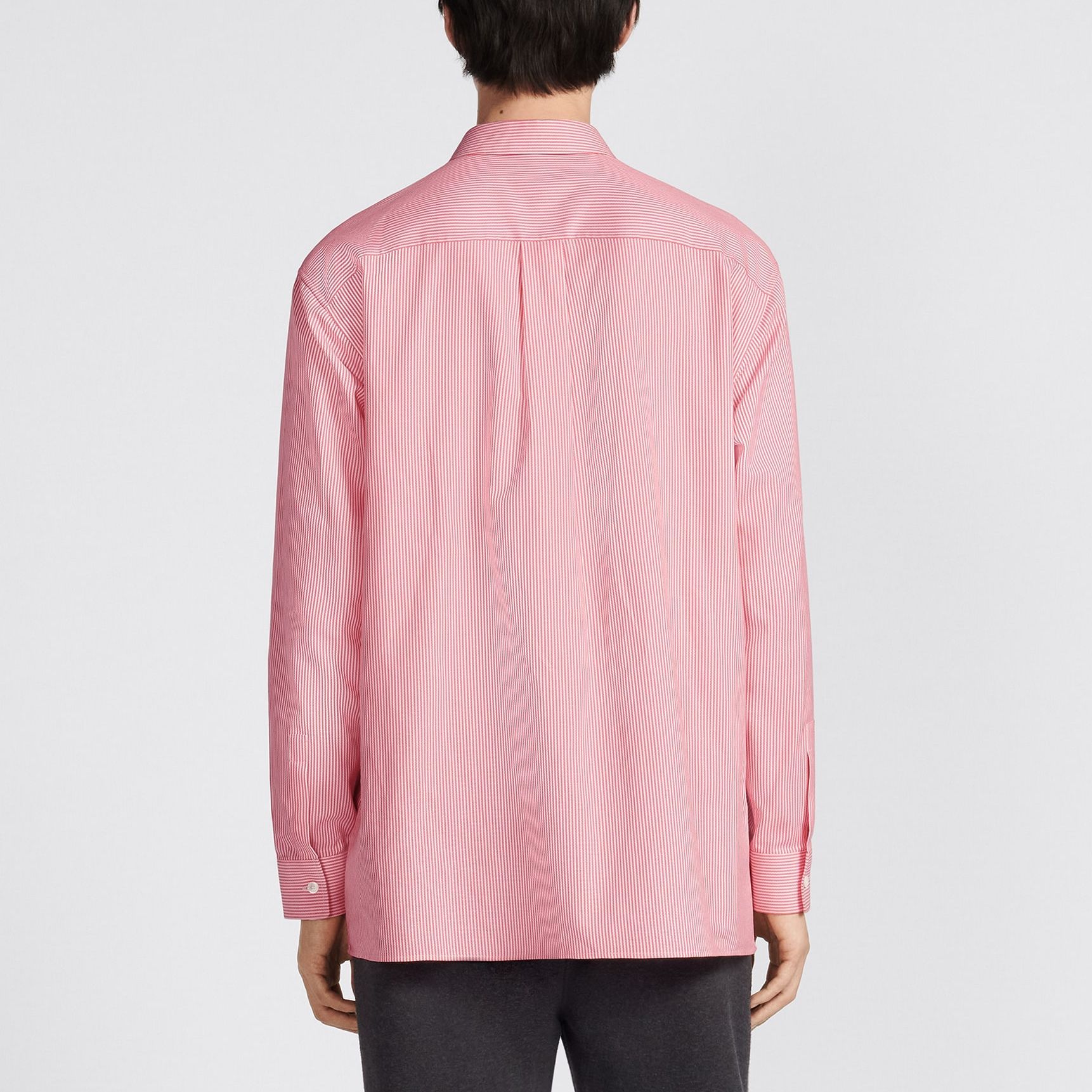 Purchase DIOR x Denim Tears SS23 Baju Lengan Panjang Jalur Logo Merah Sulam Lelaki 393C517A5819-C073