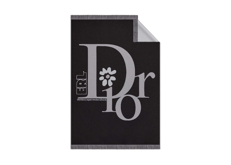 Dior x ERL Blanket Black/Gray