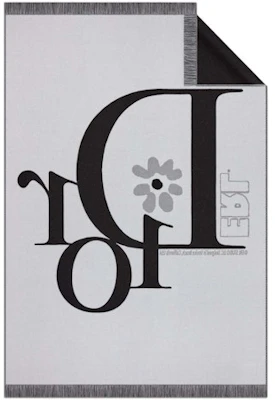 Dior x ERL 毯子 黑色/灰色 Order Dior x ERL 毯子 黑色/灰色