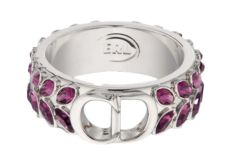 Dior リング Dior Ring: 49 MM Rose Quartz Charm