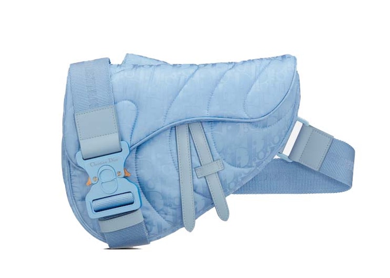 Dior x ERL Saddle Bag Light Blue