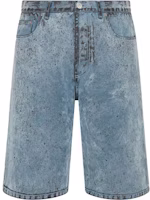 DIOR x ERL SS23 Blue Flocked Button Pocket Denim Shorts Men’s. 313D008A313X-C584 DIOR x ERL SS23 Blue Flocked Button Pocket Denim Shorts Men’s. 313D008A313X-C584