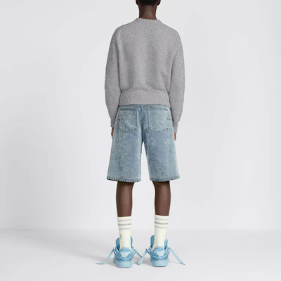 DIOR x ERL SS23 ブルーフロック ボタンポケット デニムショーツ メンズ. 313D008A313X-C584 Purchase DIOR x ERL SS23 ブルーフロック ボタンポケット デニムショーツ メンズ. 313D008A313X-C584