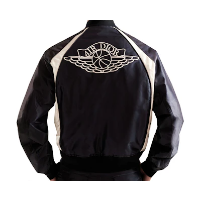 DIOR Jordan Capsule Collection Navy Baseball Jacket for Men 033C401A4805-504