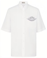 DIOR x Jordan Graphic Short-Sleeve Button-Up Shirt Unisex White 033C502A1581-C085 DIOR x Jordan Graphic Short-Sleeve Button-Up Shirt Unisex White 033C502A1581-C085