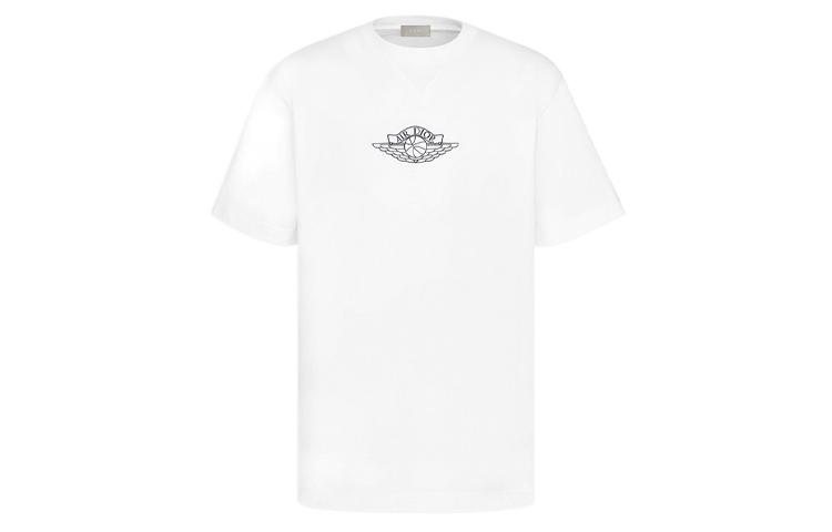 DIOR Jordan Printed Crew Neck Tee White 033J625B0554 圖 2