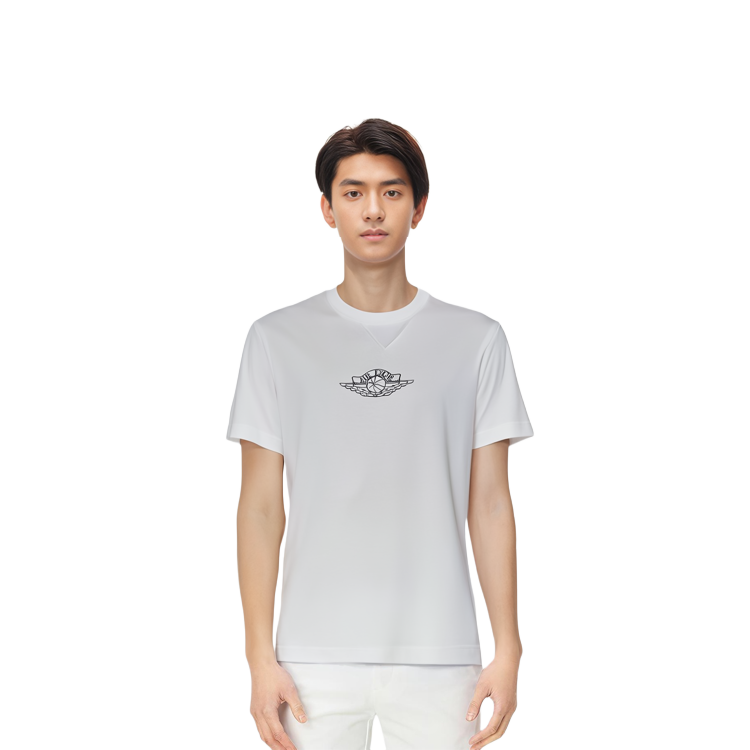 DIOR Jordan Printed Crew Neck Tee White 033J625B0554 圖 4