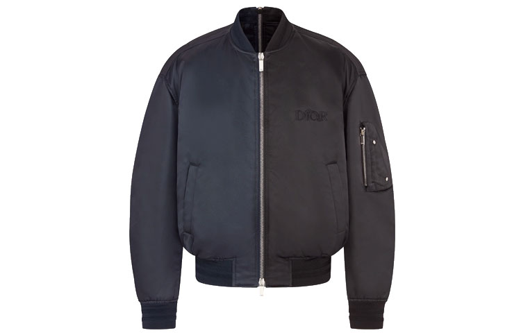 Order Dior x Judy Blame 藍黑雙面斜紋飛行夾克 043C430A4978-C589