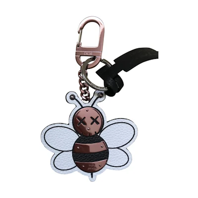 Dior x Kaws Bee Key Ring Pink