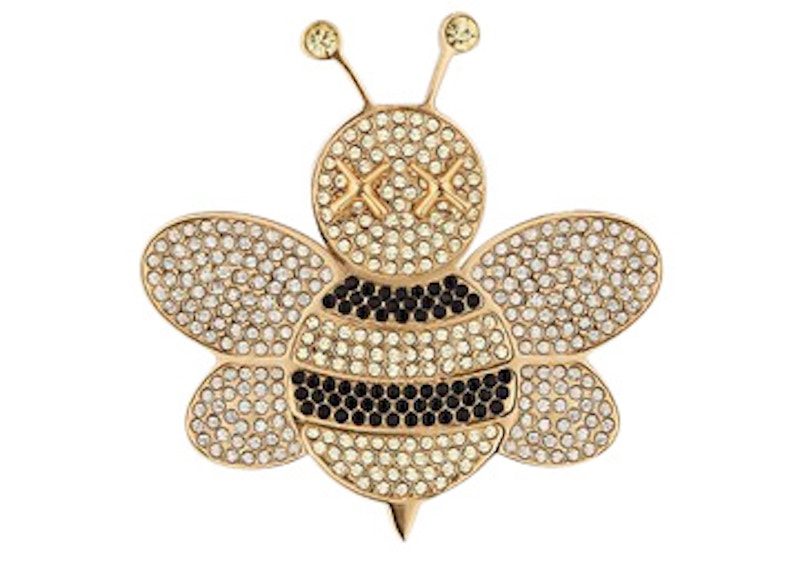 Dior x Kaws Bee Pin Yellow