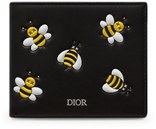 dior-x-kaws-bifold-wallet-yellow-bees-black