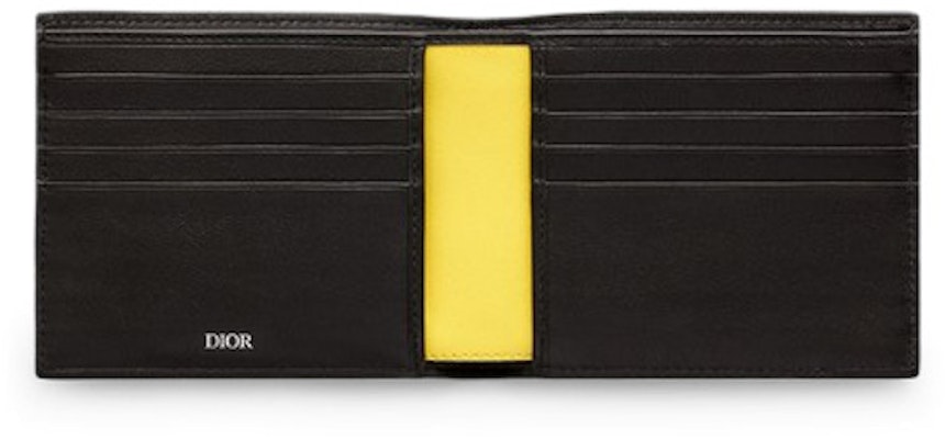 Billetera Dior x Kaws Amarilla Abejas Negro Plegable Lookbook Billetera Dior x Kaws Amarilla Abejas Negro Plegable