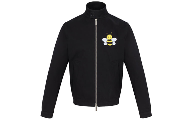DIOR KAWS Black Bee Logo Rhinestone Jacket. 923C440A4120-C900 圖 2