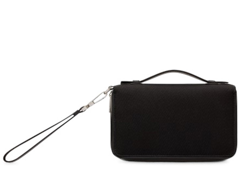 Order Dior x Kaws 黑色尼龙钱包