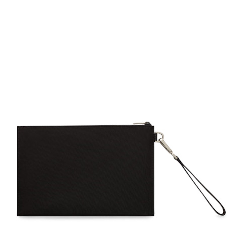 Order 迪奥 x Kaws 蓝色标志黑色尼龙手包