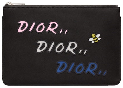 dior-x-kaws-pouch-nylon-black