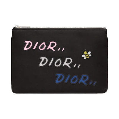 Dior x Kaws Pouch Nylon Black