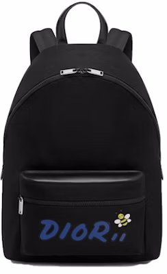Mochila Dior x Kaws Rider Nylon Negra con Logo Azul Buy Mochila Dior x Kaws Rider Nylon Negra con Logo Azul