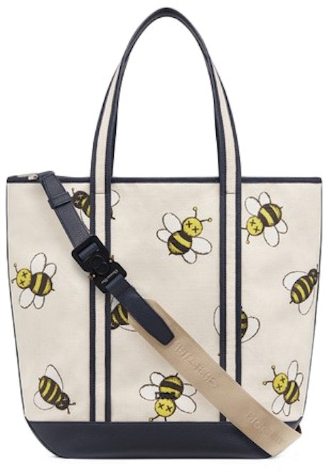 dior-x-kaws-tote-cotton-beige-navy