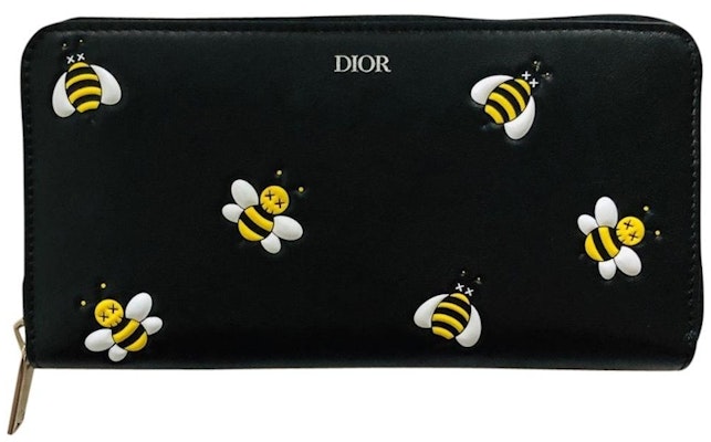 迪奥 x Kaws 黄蜂图案黑色钱包 Buy 迪奥 x Kaws 黄蜂图案黑色钱包