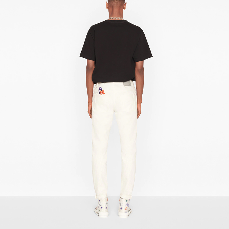 DIOR Kenny FW21 Oversized Black Crewneck T-Shirt Collaborative Edition. 193J697A0677-C985 圖 6