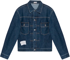 DIOR x Kenny Scharf Blue Denim Jacket Long Sleeve Single-Breasted 013D480F285X-C585 DIOR x Kenny Scharf Blue Denim Jacket Long Sleeve Single-Breasted 013D480F285X-C585