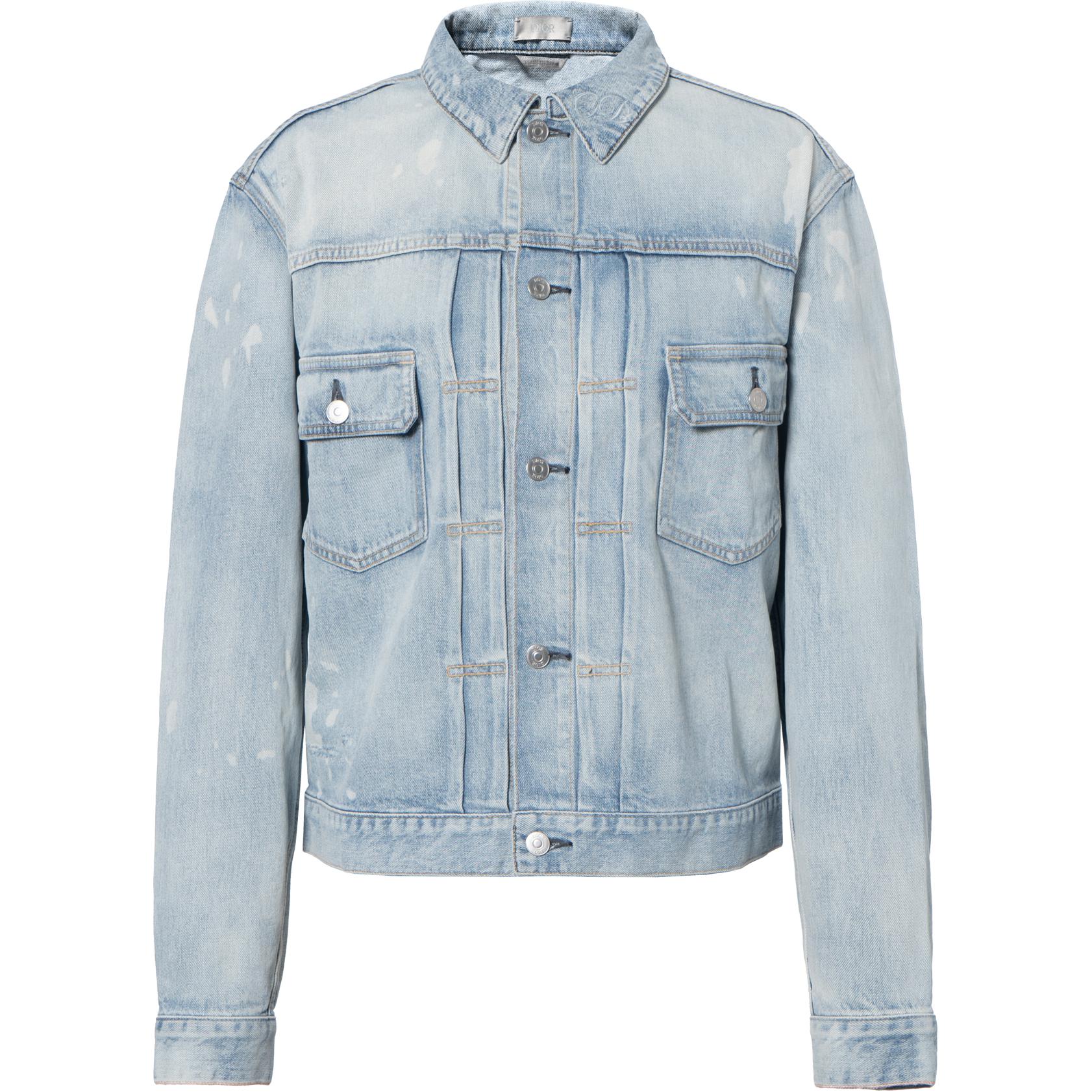 DIOR x Kenny Scharf Blue Single-Breasted Long-Sleeve Jacket. 013D481CY999-C585