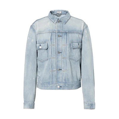 DIOR Kenny Scharf Blue Single-Breasted Long-Sleeve Jacket. 013D481CY999-C585
