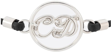 ディオール x ケニー・シャーフ ブレスレット シルバー&ブラックカーフスキン Order ディオール x ケニー・シャーフ ブレスレット シルバー&ブラックカーフスキン