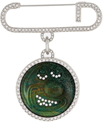 Dior x Kenny Scharf Brooch Jade Stone Silver Buy Dior x Kenny Scharf Brooch Jade Stone Silver