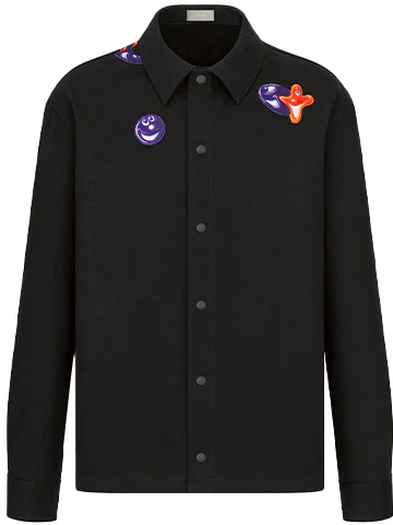 dior-x-kenny-scharf-fw-21-black-denim-long-sleeve-shirt-mens-033-d490-d277-x-c984