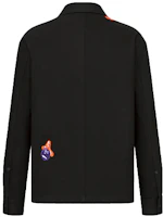 Lookbook DIOR x Kenny Scharf FW21 黑色牛仔長袖襯衫 男款. 033D490D277X-C984