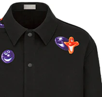 Sizing DIOR x Kenny Scharf FW21 黑色牛仔長袖襯衫 男款. 033D490D277X-C984