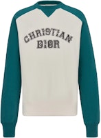 DIOR x Kenny Scharf FW21 Embroidered Colorblock Crewneck Sweatshirt White 193J636A0687-C680 DIOR x Kenny Scharf FW21 Embroidered Colorblock Crewneck Sweatshirt White 193J636A0687-C680