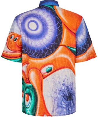 DIOR x Kenny Scharf Baju Santai Lengan Pendek Cetakan Grafik Lelaki Multicolor. 193C545A5193-C286 Lookbook DIOR x Kenny Scharf Baju Santai Lengan Pendek Cetakan Grafik Lelaki Multicolor. 193C545A5193-C286