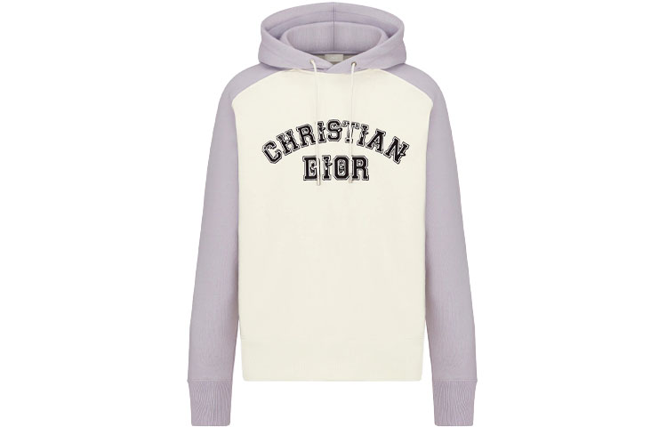 Buy DIOR x Kenny Scharf Hoodie Abu Putih Warna Blok Katun. 193J647A0687-C880