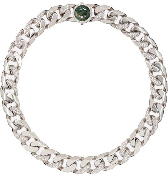 dior-x-kenny-scharf-jade-stone-and-white-crystal-necklace-silver