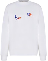 DIOR x Kenny Scharf Letter Print Crewneck Sweatshirt White 193J687B0531-C084 DIOR x Kenny Scharf Letter Print Crewneck Sweatshirt White 193J687B0531-C084